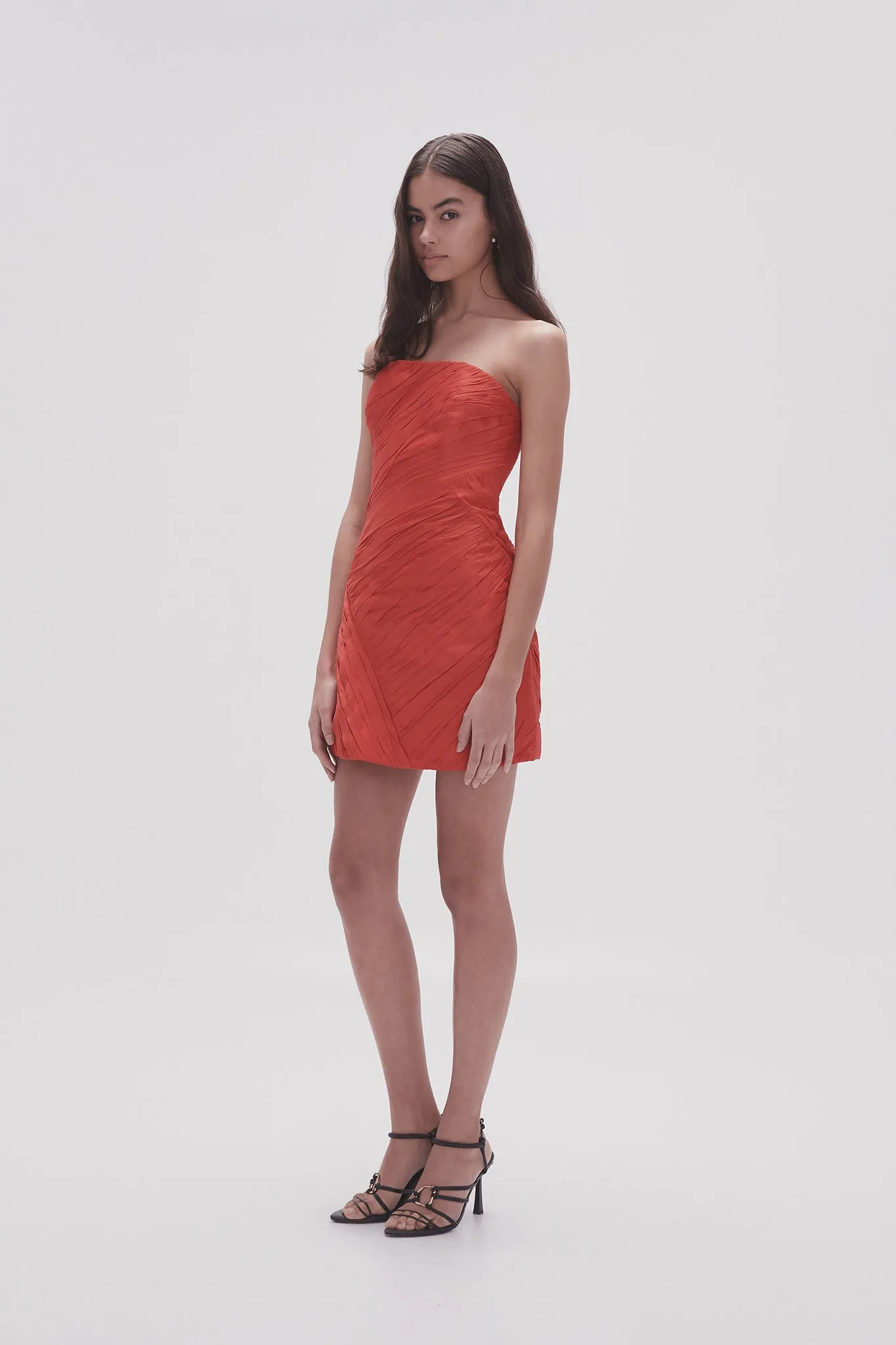 Anima Ruched Mini Dress