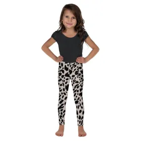 Black Animal Print Kid's Leggings