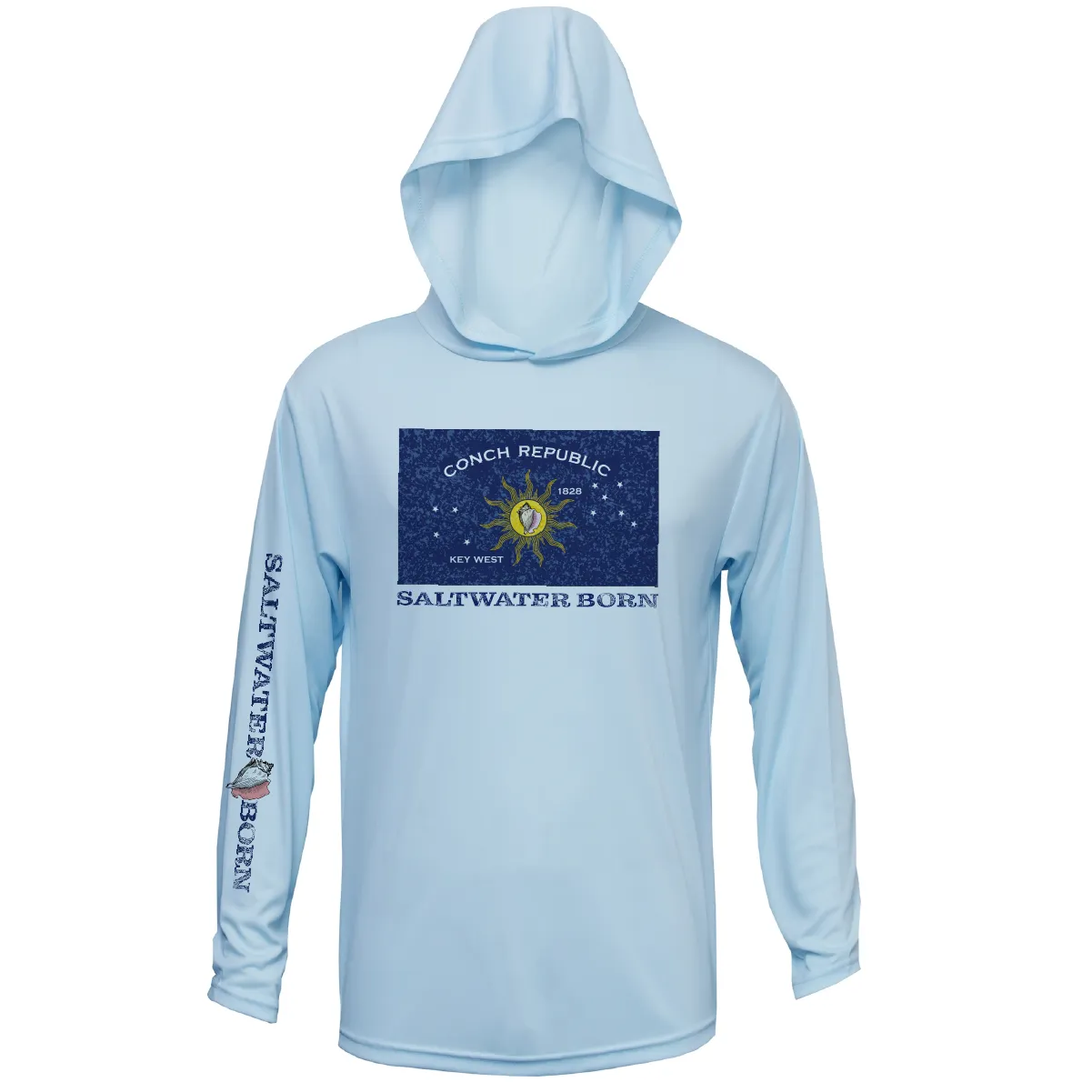 Conch Republic Boys  Long Sleeve UPF 50  Dry-Fit Hoody