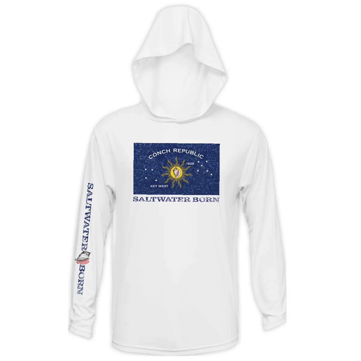 Conch Republic Boys  Long Sleeve UPF 50  Dry-Fit Hoody