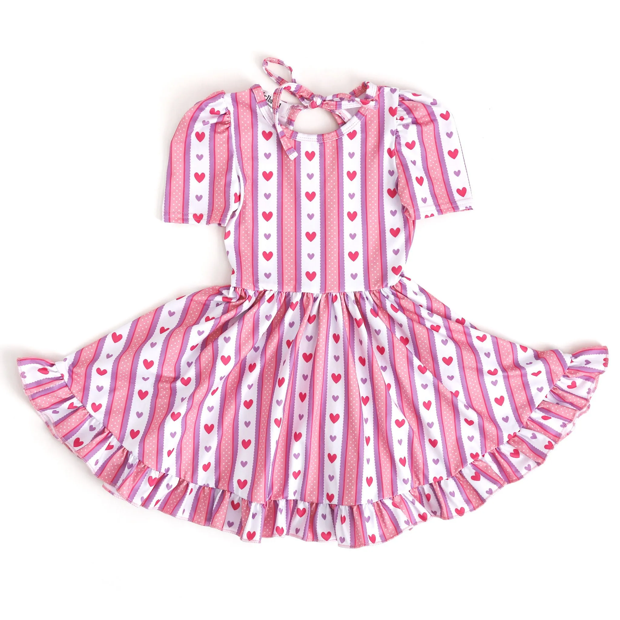 Darling Hearts Wallpaper Twirl Dress