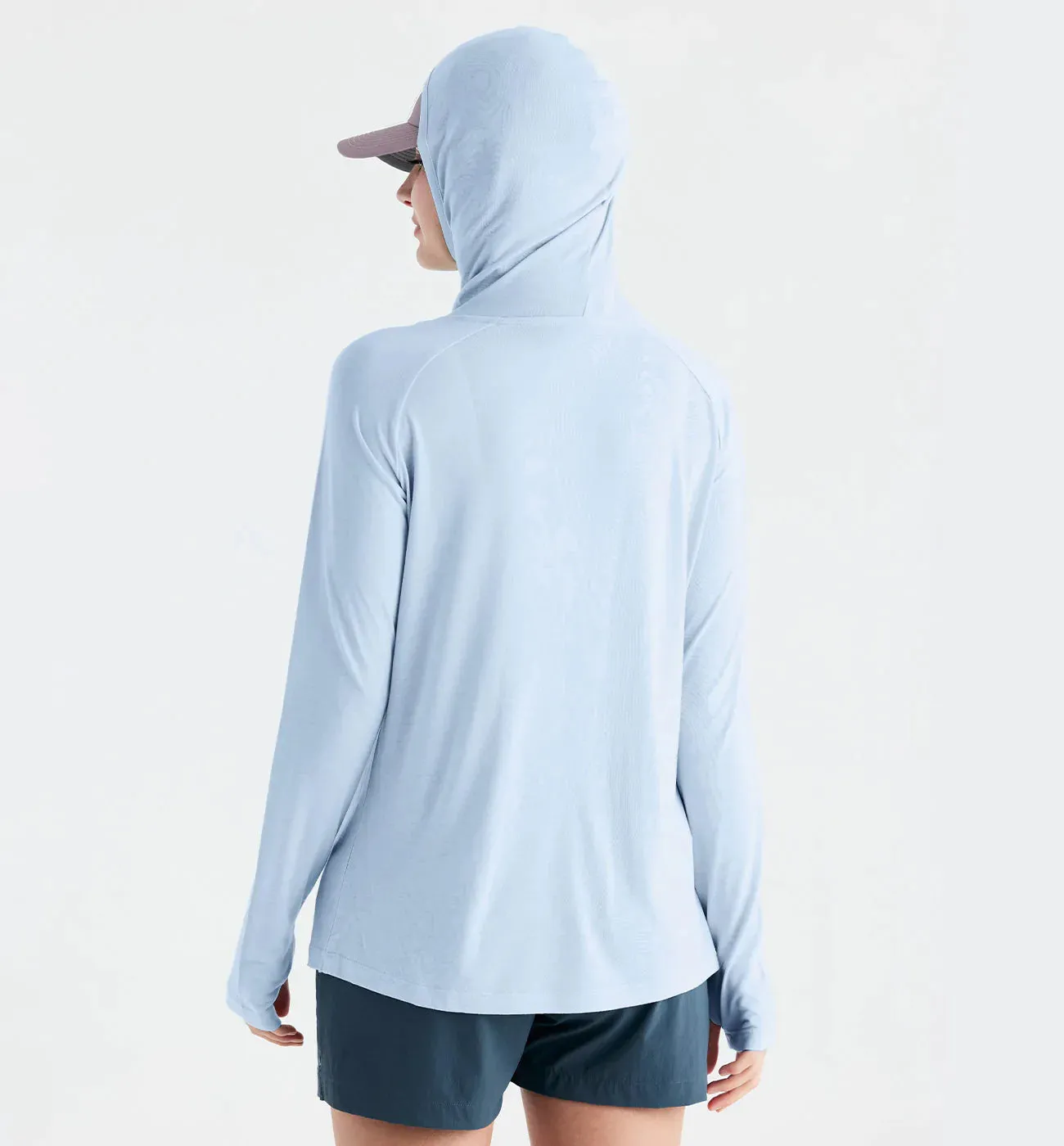 Free Fly W Bamboo Lightweight Hoody II CLEAR SKY