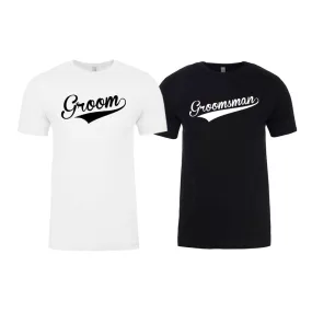 Groom, Groomsman Sporty Style Bachelor Tee