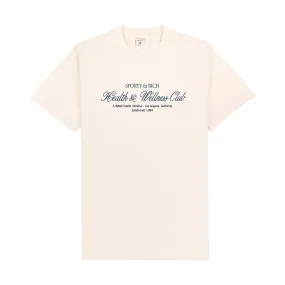 H&W Club Tee 'Cream Navy'