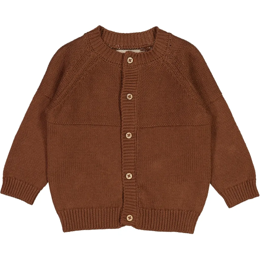 Knit Cardigan Eddy - dry clay