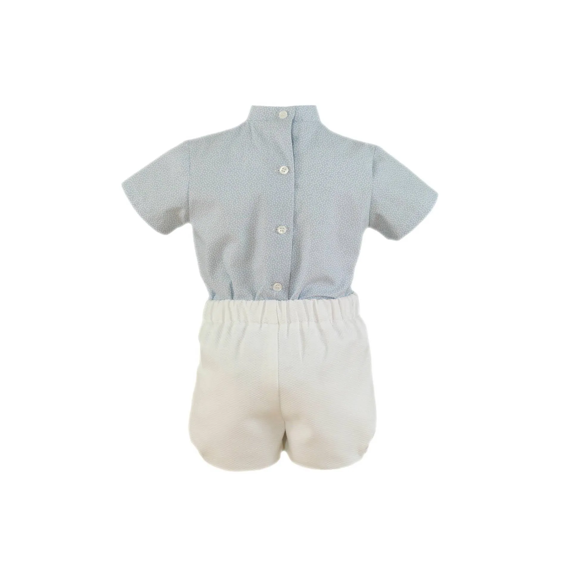 Light Blue Shorts Set