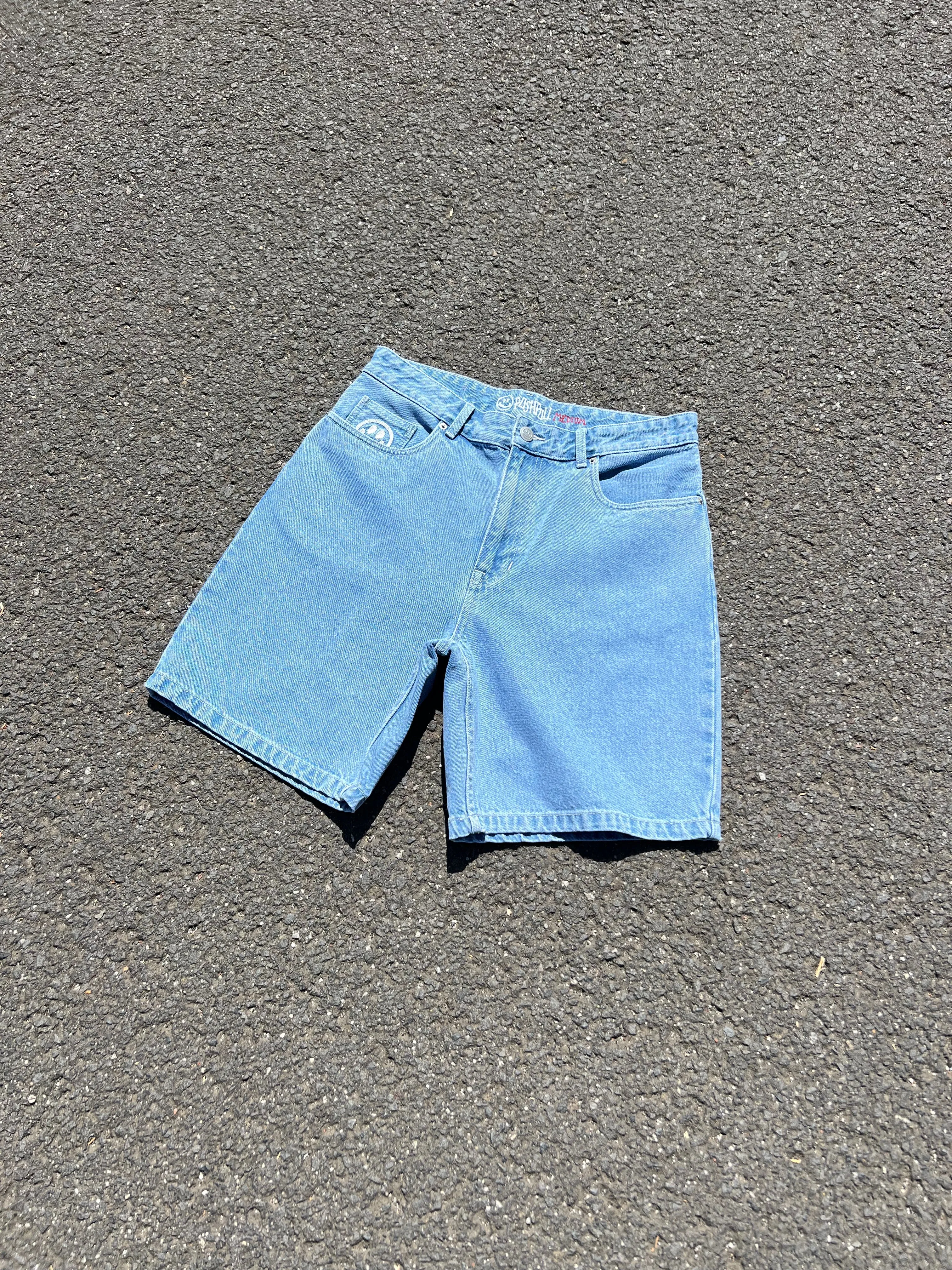 LIGHT DENIM JORTS