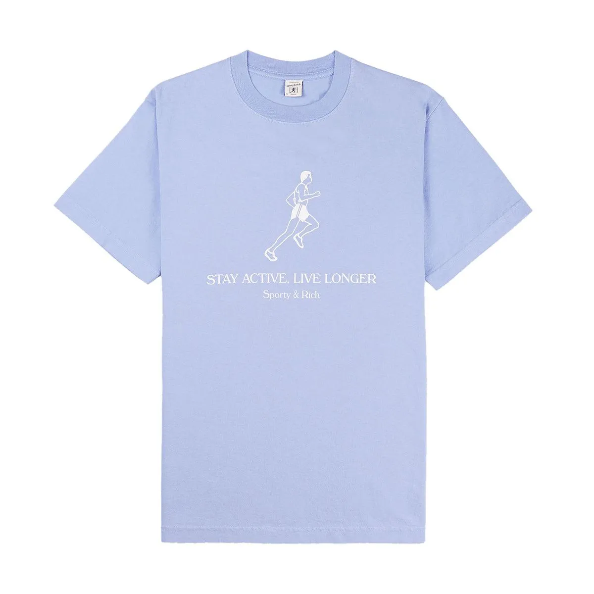 Live Longer Tee 'Periwinkle'