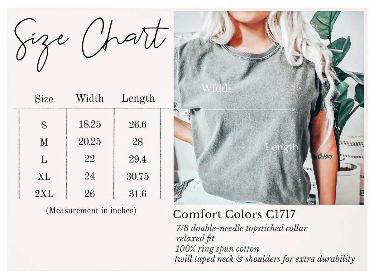 Margs Collegiate Lettering Comfort Color Tee