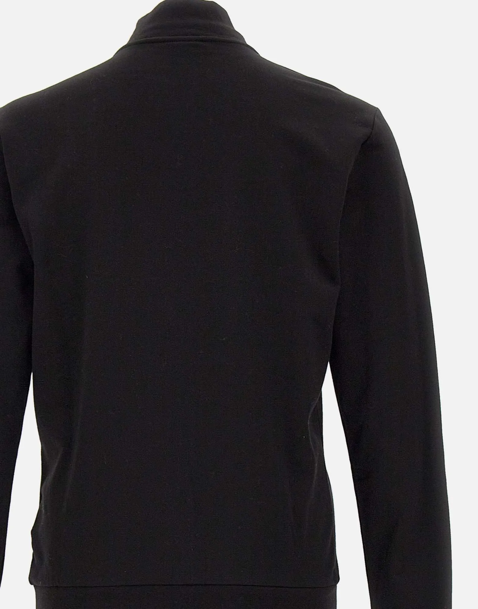 Men's Black Stretch Cotton Suit