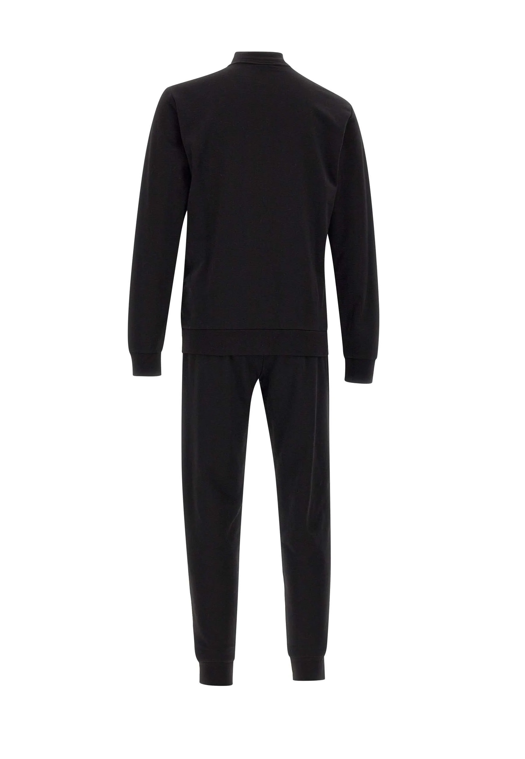 Men's Black Stretch Cotton Suit