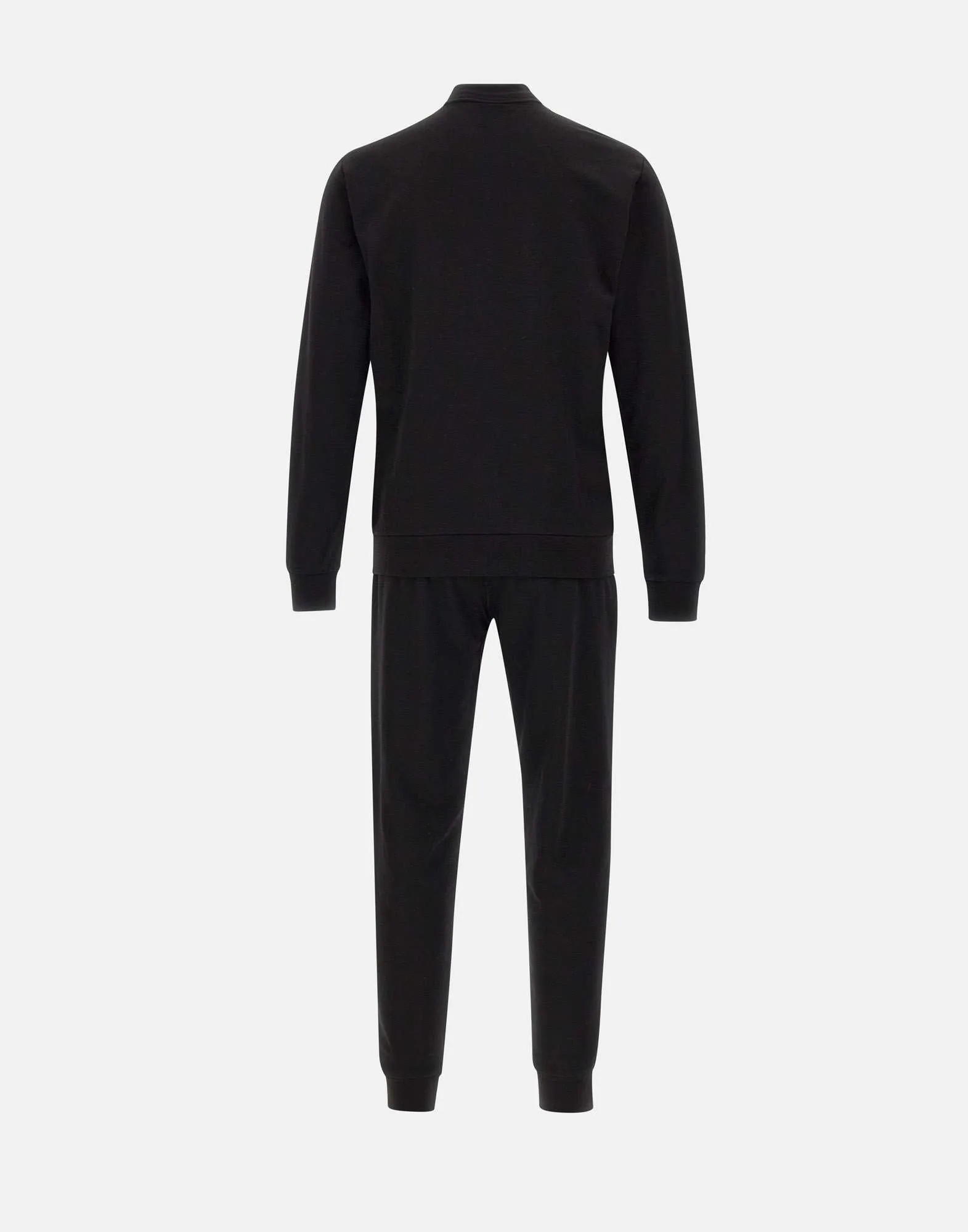 Men's Black Stretch Cotton Suit