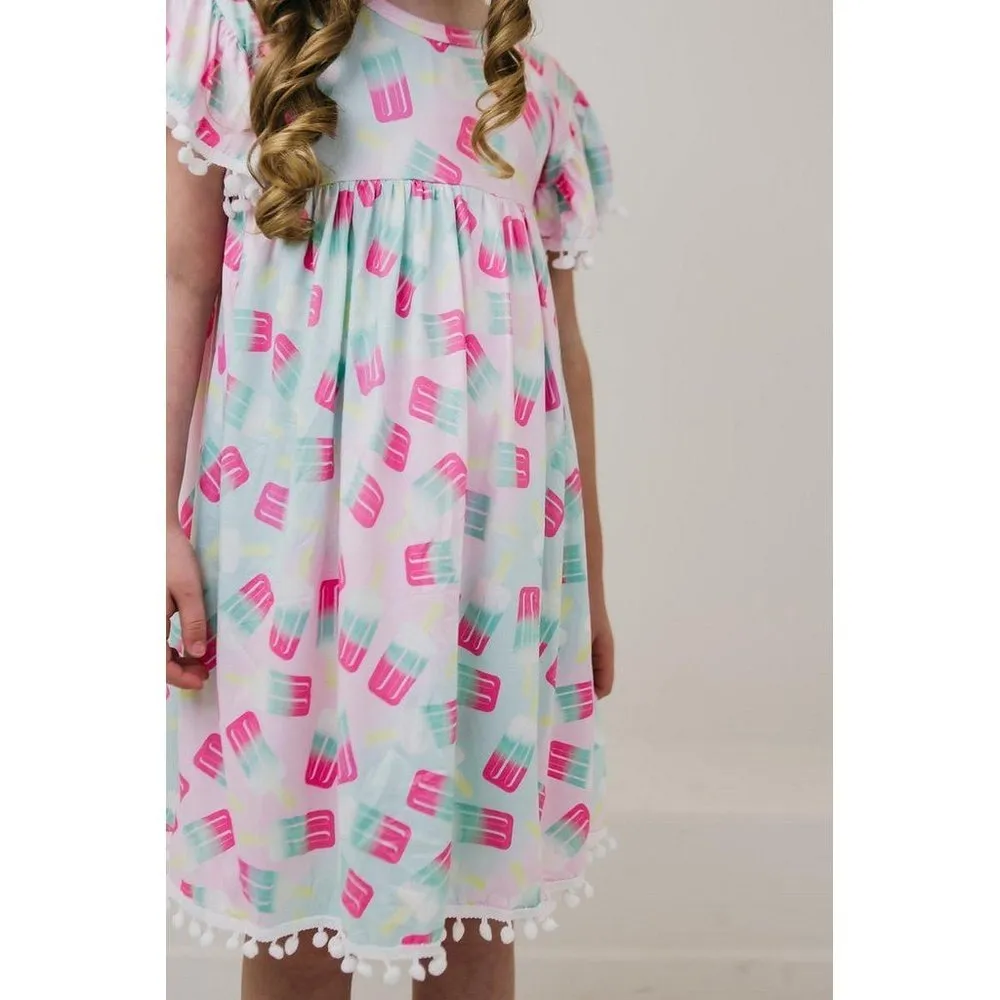 Mila & Rose Sweet Treat Pom Pom Dress