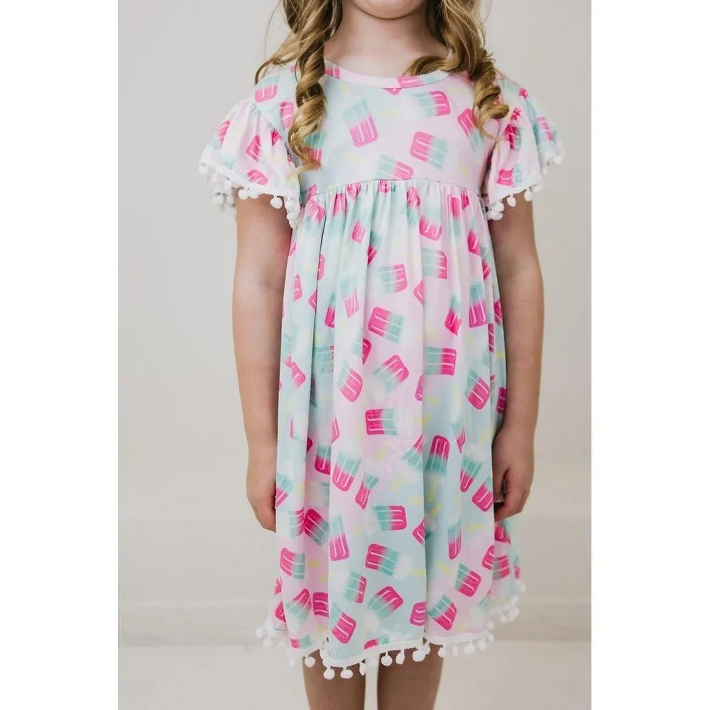 Mila & Rose Sweet Treat Pom Pom Dress