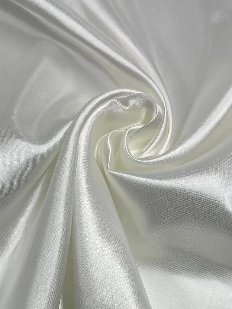 Premium Satin - Ivory - 140cm