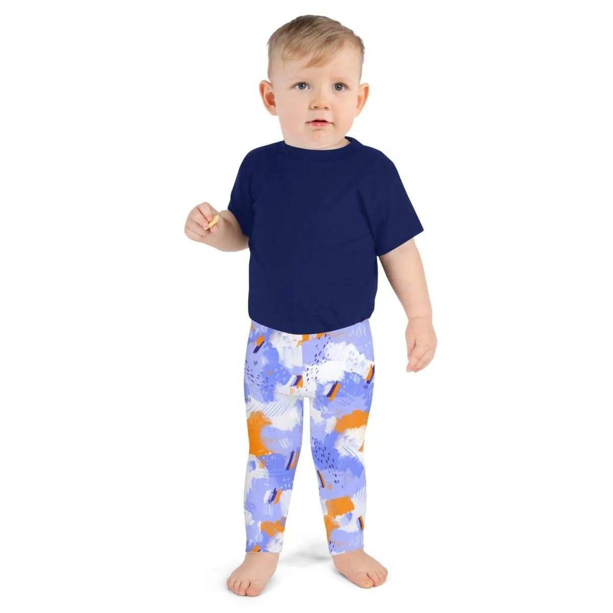 Purple Abstract Kid's Leggings