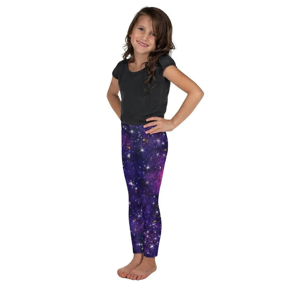 Purple Galaxy Kid's Leggings