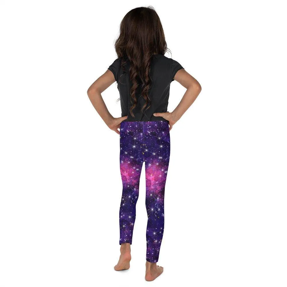 Purple Galaxy Kid's Leggings