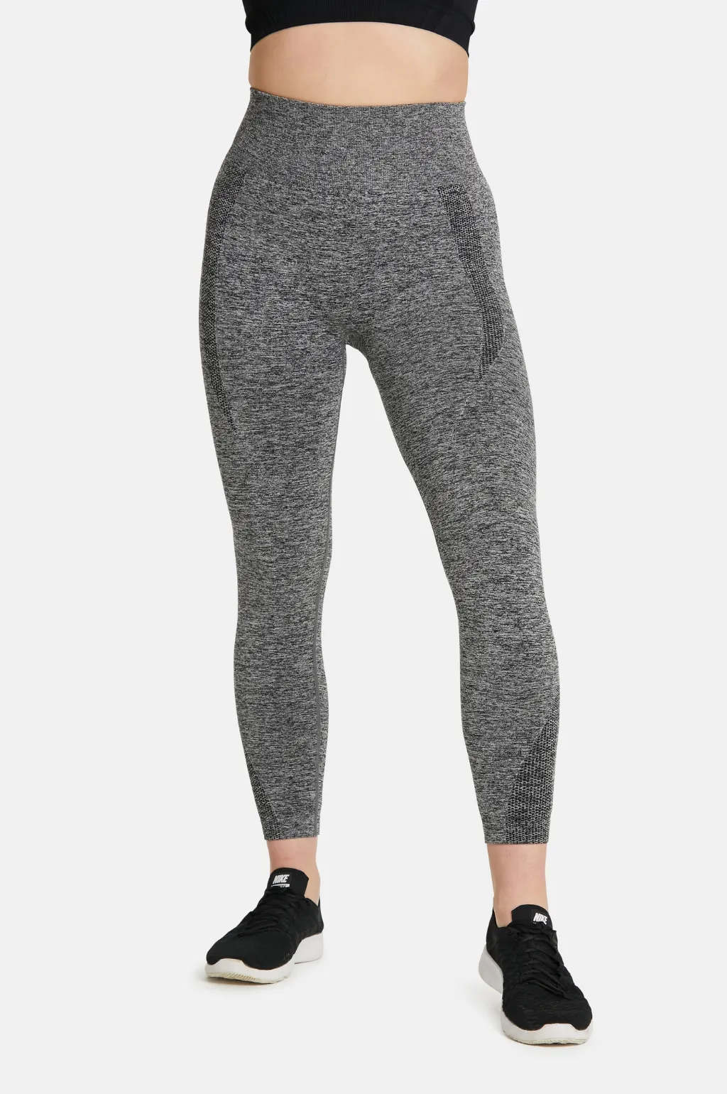 Seamless Compression Leggings V2 in Grey - Extra Firm