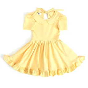 Sunshine Yellow Twirl Dress