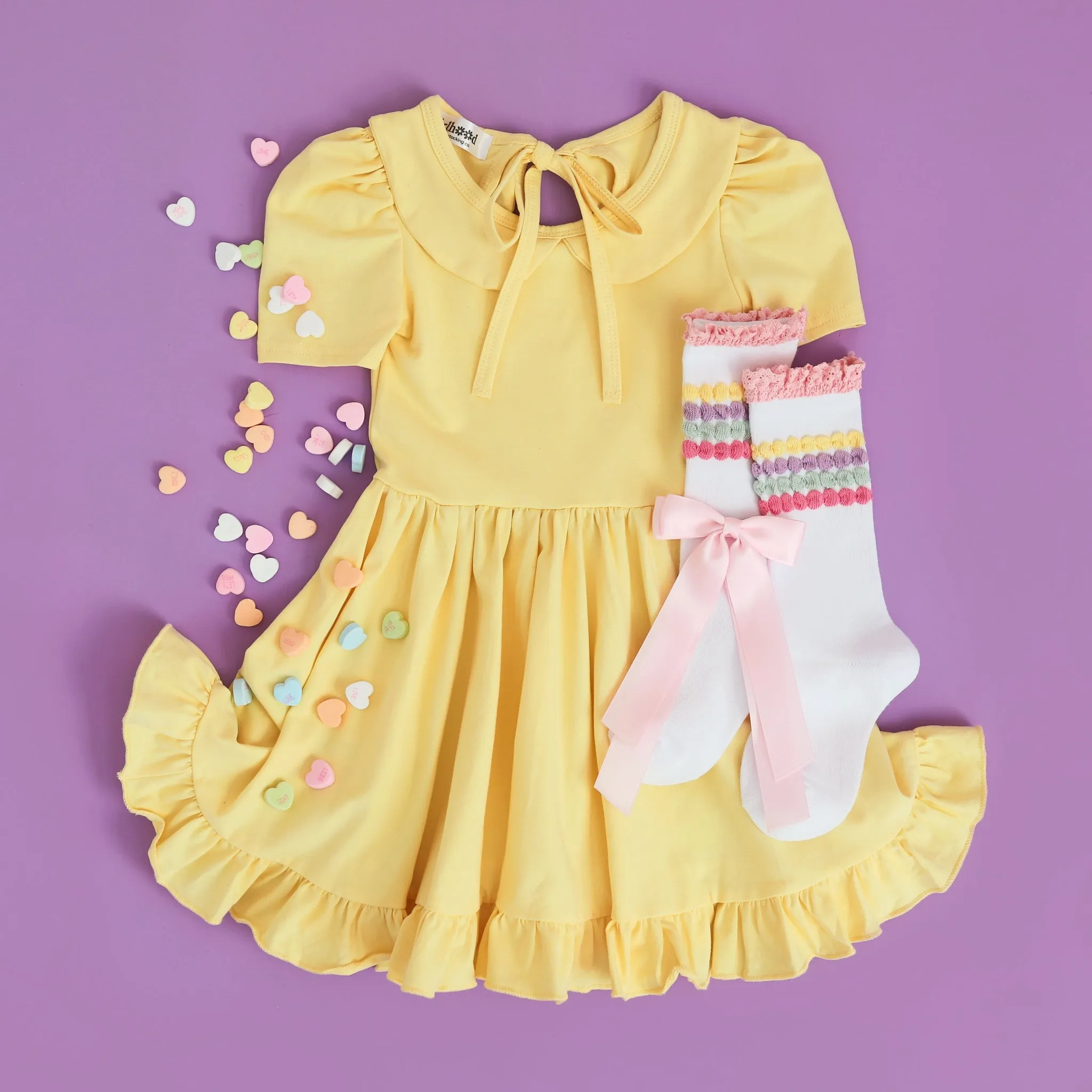 Sunshine Yellow Twirl Dress