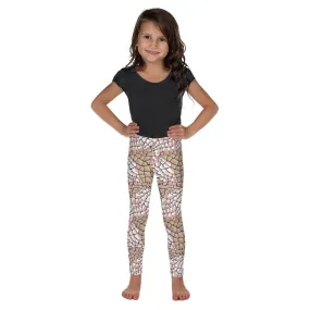 Tan Animal Print Kid's Leggings