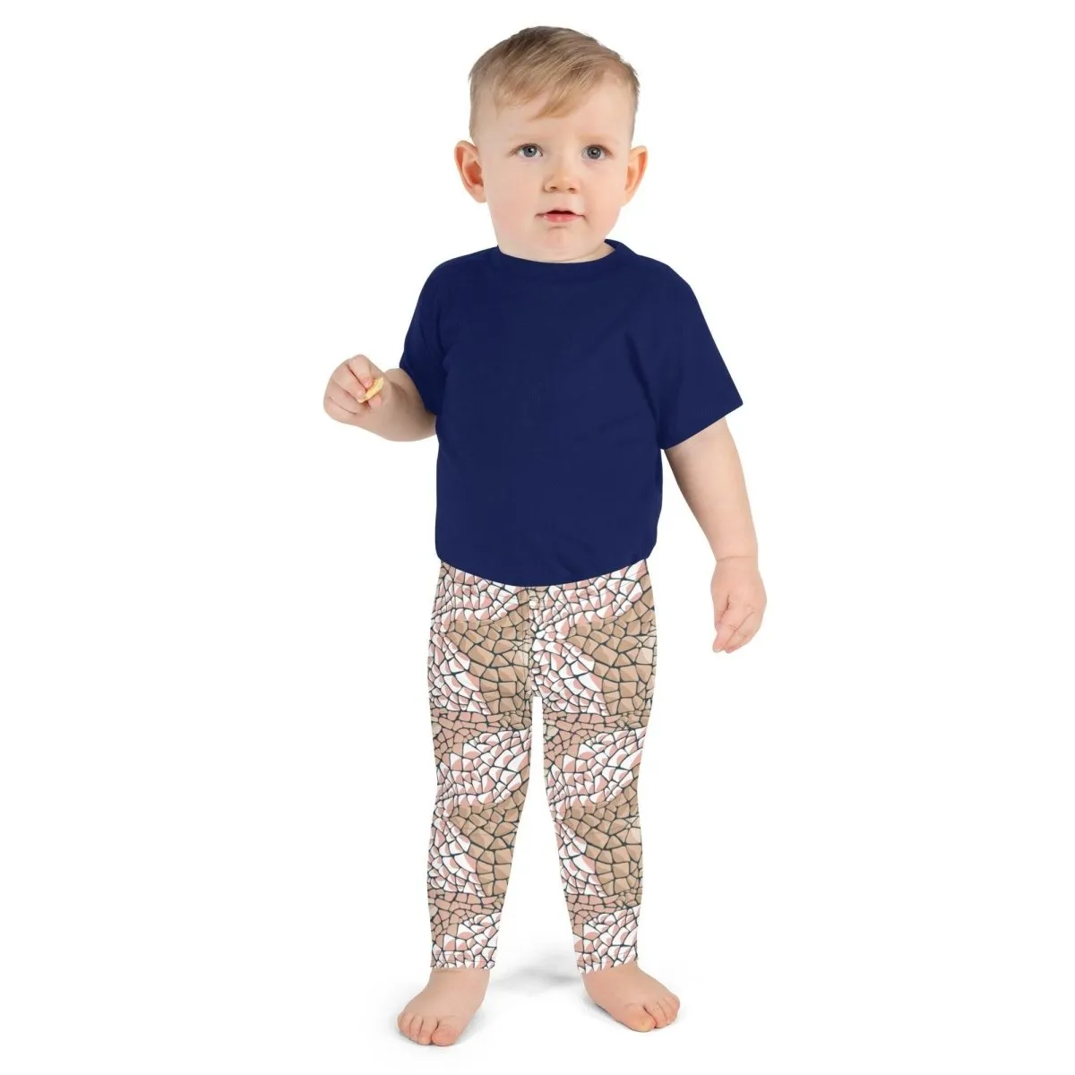 Tan Animal Print Kid's Leggings