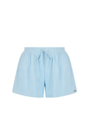 Terry Towelling Shorts Light Blue