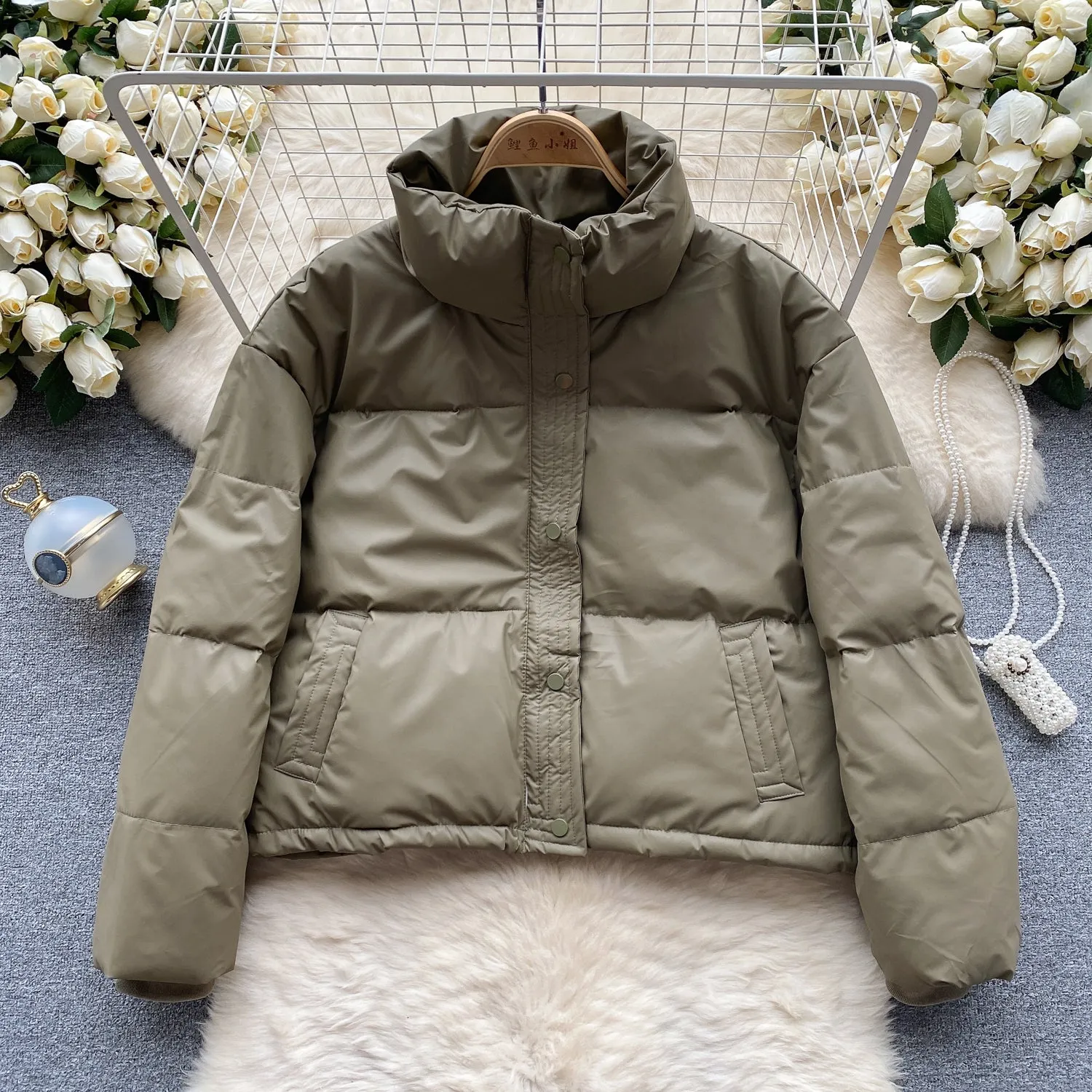 Thermal Loose-fitting Puff Coat