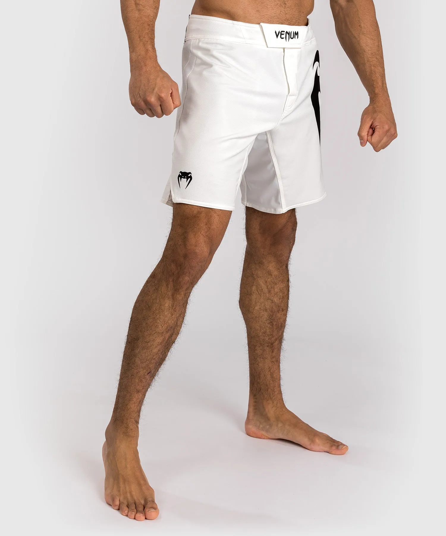 Venum Light 5.0 Fight Shorts - White/Black