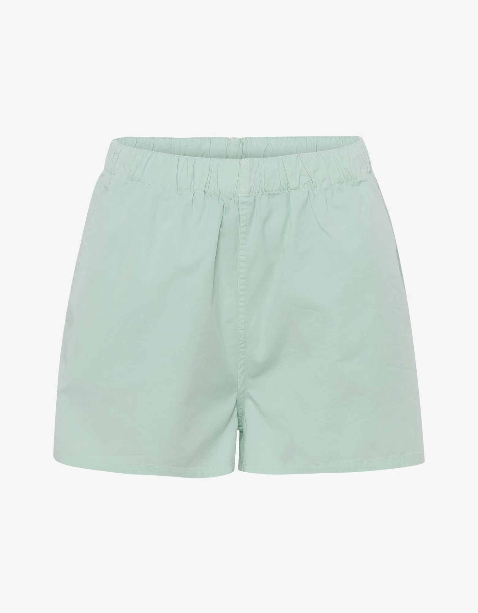 Women Organic Twill Shorts - Light Aqua