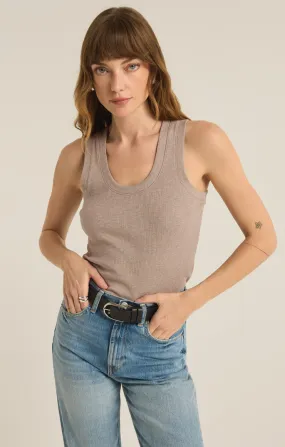 Z-Supply SIRENA RIB TANK - HEATHER TAUPE