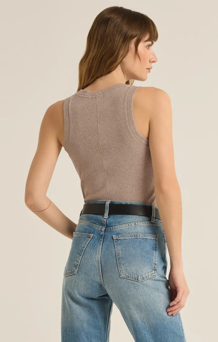 Z-Supply SIRENA RIB TANK - HEATHER TAUPE